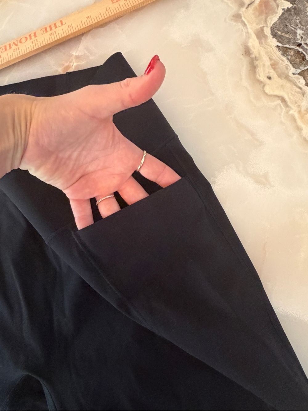 Floatimini Black High-Waisted Leggings - Picture 6 of 8